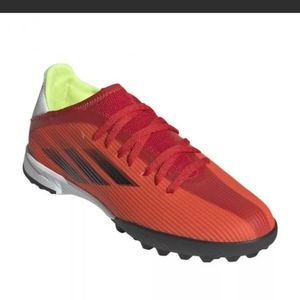 Mens Adidas X Speedflow.3 Indoor Soccer shoes cleats  Red Black white sz 5 US